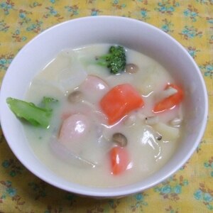 肉なし～野菜とエリンギの豆乳シチュー